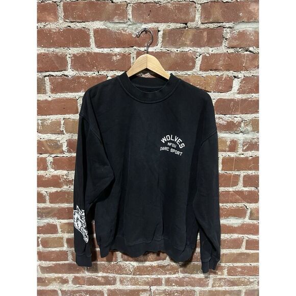 Darc Wolves Womens Black Long Sleeve Pullover Sweatshirt Size Large 517 of 1000 - Picture 1 of 3